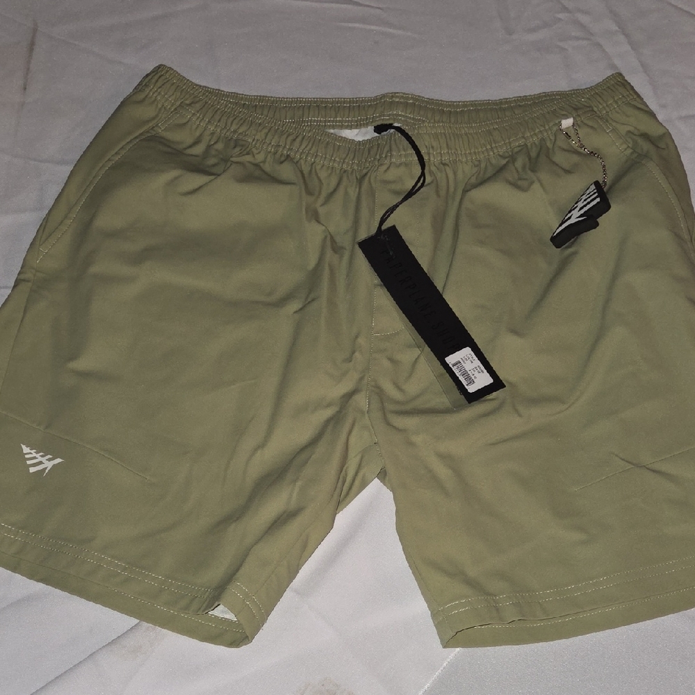 Men's Athletic Shorts - Olive Green